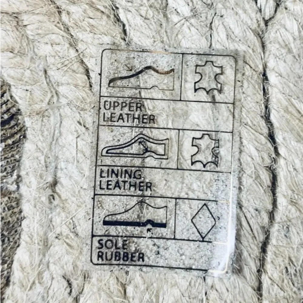 Emporio Armani Womens 40 Espadrille Flats Slingback Strap Logo Black Spain US 9 - Picture 4 of 12